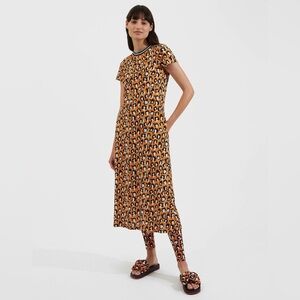 La Double J Print Midi Dress Size S
